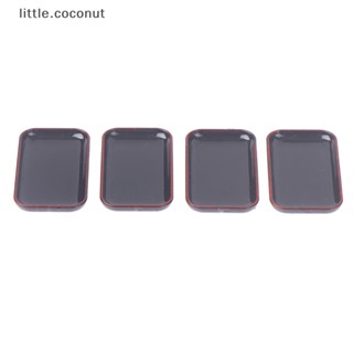 [little.coconut] โมเดลจานซูชิจิ๋ว 1:12 สําหรับตกแต่งบ้านตุ๊กตา 4 ชิ้น ต่อชุด