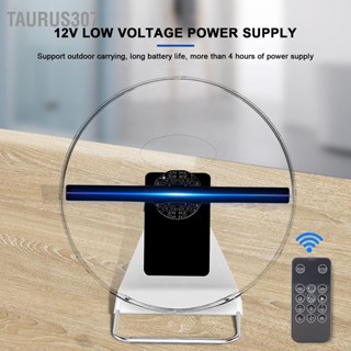 Taurus307 A30 3D Advertising Display 11.8in 256pcs LED Lamp Holographic Projection for Business Store Shop Bar 100-240V