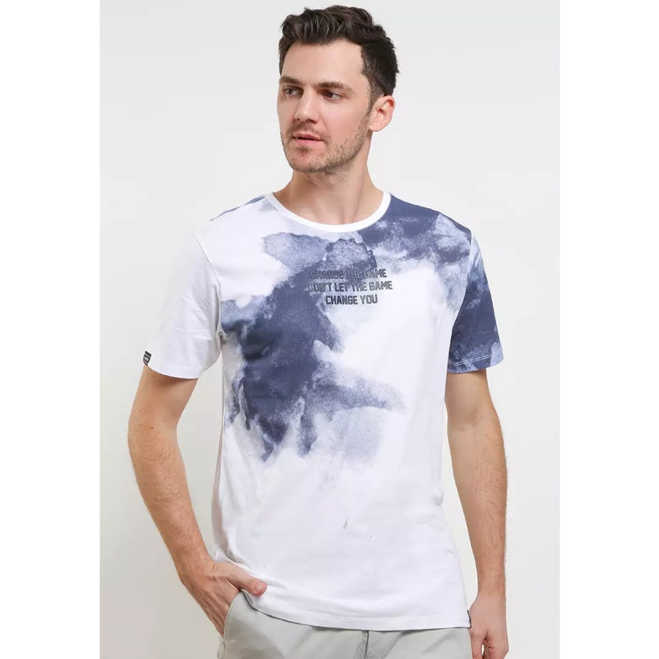 X8 Jovian T-Shirts - เสื้อยืดสีขาวลําลองผู้ชาย