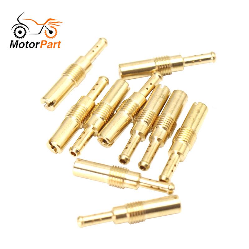 MOTOPARTS SHOP 10Pcs Motorcycle Carburetor Idle Jets Kit Slow Pilot Jet Injector Nozzles for FCR-MX 