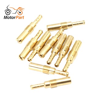 MOTOPARTS SHOP 10Pcs Motorcycle Carburetor Idle Jets Kit Slow Pilot Jet Injector Nozzles for FCR-MX PWK Carburetor