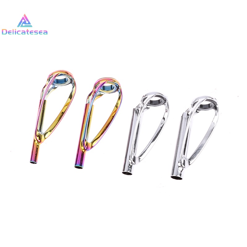 [Delicatesea] 1 ชิ้น Sliver/Rain Top Tip Guide Ring ปราศจากสําหรับเบ็ดตกปลา