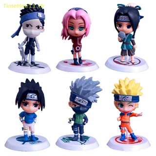 Timehee โมเดลฟิกเกอร์ PVC รูปปั้นอนิเมะนารูโตะ Shippuden 6 ชิ้น ต่อชุด