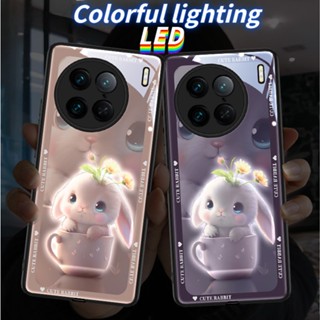 Mg เคสโทรศัพท์มือถือ ลายกระต่าย มีไฟ LED สําหรับ Huawei P30pro nova9pro honor50pro nova10pro P40pro+ nova8pro mate30Epro nova7pro P40lite P50proplus mate40E 30pro