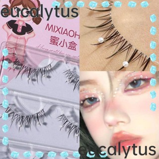 Eucalytus1 ขนตาปลอม ประดับไข่มุก แบบใส ดูเป็นธรรมชาติ สําหรับผู้หญิง