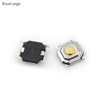 [RiseLarge] ใหม่ ปุ่มสวิตช์เปิด ปิด ไมโครสวิตช์ไฟ SMD 4pin ขนาด 4*4*1.5 มม. 20 ชิ้น