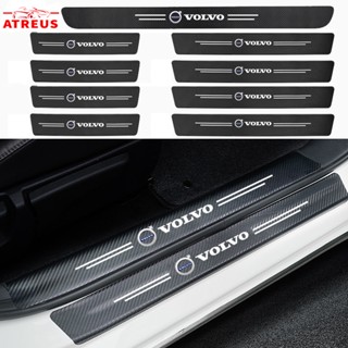 Volvo สติกเกอร์​กันรอยชายบันไดติดรถ กันรอยบันไดรถ กันรอยขีดข่วน​ สำหรับ Volvo XC60 S60 S80 XC90 V60 XC40 C40 Threshold stickers to prevent trampling