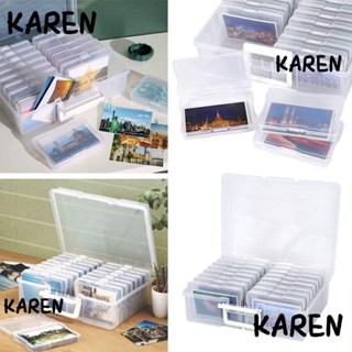 Karen กล่องเก็บรูปภาพ XL จัมโบ้ 16 กล่องด้านใน งานฝีมือ อัลบั้มคอนเทนเนอร์