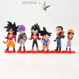 Mxmio ตุ๊กตาฟิกเกอร์การ์ตูน Dragon Ball Kawaii น่ารัก ของเล่นสําหรับเด็ก