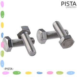 PISTA สลักเกลียวหัวหกเหลี่ยม สเตนเลส 304 สกรูหกเหลี่ยม M8-1.25 X 25 มม. 25 ชิ้น