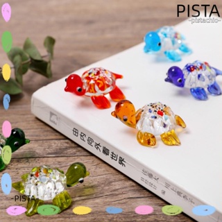 Pista ตุ๊กตาเต่าทะเล สีแดง สีเขียวอ่อน สีเขียว สีส้ม 6 ชิ้น