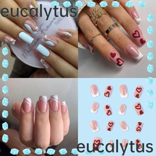 Eucalytus1 เล็บปลอม หัวเหลี่ยม DIY สําหรับตกแต่งเล็บ