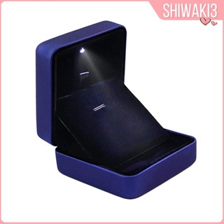 [Shiwaki3] กล่องเก็บเครื่องประดับ สร้อยคอ พร้อมจี้ LED ขนาด 5 ซม. X7.5 ซม. X4.2 ซม.