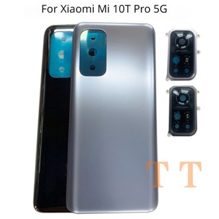 เคสด้านหลัง พร้อมเลนส์กล้อง และโลโก้ สําหรับ Xiaomi Mi 10T Pro 5G