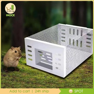[Ihoce] กับดักหนูอัตโนมัติ แบบโลหะ สําหรับใช้ในร่ม และกลางแจ้ง