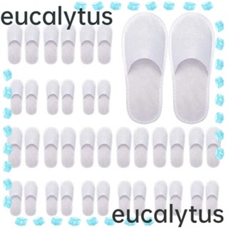 Eucalytus1 รองเท้าแตะสลิปเปอร์ กันลื่น แบบใช้แล้วทิ้ง สําหรับผู้ชาย และผู้หญิง 10 คู่