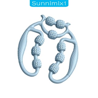 [Sunnimix1] ลูกกลิ้งนวดกล้ามเนื้อมือ 9 ล้อ สําหรับออกกําลังกาย วิ่ง