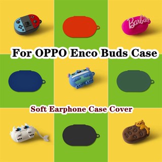 【imamura】เคสหูฟัง แบบนิ่ม ลายการ์ตูนมังกรดํา สําหรับ OPPO Enco Buds