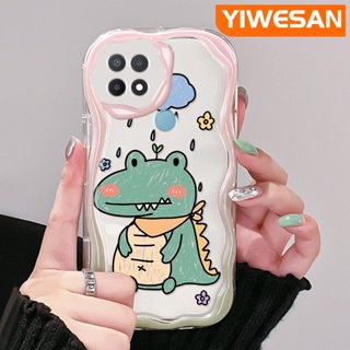 เคสโทรศัพท์มือถือ ซิลิโคนนุ่ม ใส กันกระแทก ลายการ์ตูนจระเข้น้อย สําหรับ OPPO A15 A15s A35 4G