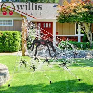 Willis ตุ๊กตาแมงมุม ขนาดใหญ่ สีดํา สําหรับตกแต่งบ้านผีสิง ปาร์ตี้ฮาโลวีน