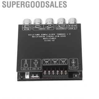 Supergoodsales 2.1 Channel Power Amplifier Module  Long Transmission Distance  Board ZK TB21S for Listen To Music