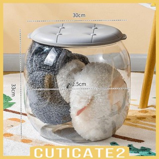 [Cuticate2] กล่องเก็บของเล่น อเนกประสงค์ แบบใส สําหรับบ้าน ครัวเรือน