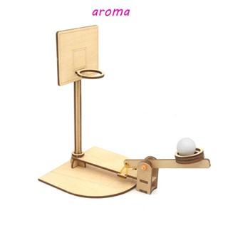 Aroma ชุดโมเดลหนังสติ๊ก แบบไม้ ขนาดเล็ก DIY สําหรับช่วยสอนบาสเก็ตบอล