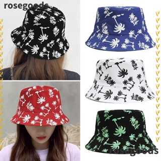 Rosegoods1 หมวกบักเก็ต กันแดด แฟชั่นฤดูร้อน สําหรับผู้หญิง