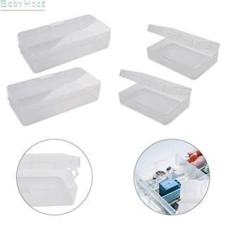 【Big Discounts】Transparent Rectangle Plastic Storage Box Screw Holder Case Organizer Container#BBHOOD