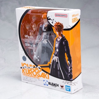 พร้อมส่ง Bandai SHF Death God Millennium Blood War Chapter BLEACH Kurosaki Ichigo Swastika Solution Finish