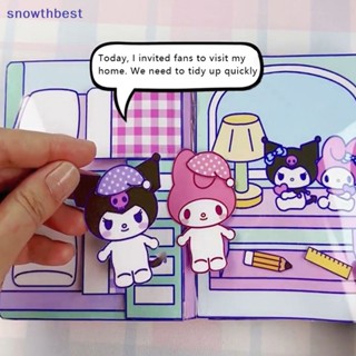 [Snowth] หนังสือแฮนด์เมด ลาย Melody Sanrio Doudou เสียงเงียบ เพื่อการเรียนรู้ สําหรับเด็กผู้หญิง [zkm]