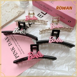 Rowans กิ๊บติดผม อะคริลิค ลายตัวอักษร ฉลาม DIY สําหรับตุ๊กตาบาร์บี้