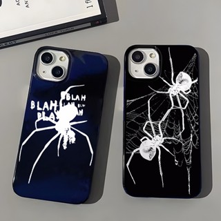 เคสโทรศัพท์ซิลิโคน TPU แบบนิ่ม ลายแมงมุม กันกระแทก สําหรับ IPhone 14 13 12 11 Pro XS Max X XR 7 + 8 Plus