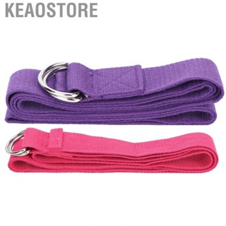 Keaostore Fitness Bands  Yoga Training Stable Correction Improve Flexibility Skin Friendly Stretch Strap for