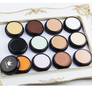 Hot Sale# meisier cosmetic brightening concealer black rim of the eye covering acne marks cosplay cosmetic Foundation 8cc