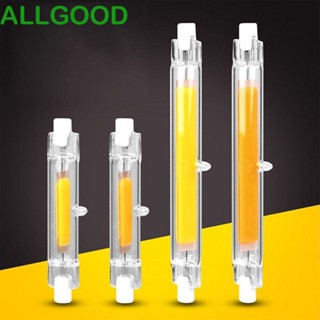 Allgoods หลอดไฟสปอตไลท์ R7S COB 110v 220v หรี่แสงได้ 360 องศา แบบเปลี่ยน สําหรับฮาโลวีน