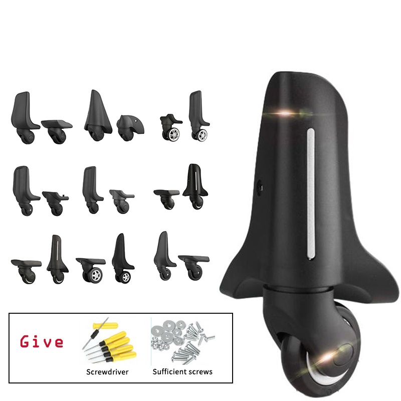 อะไหล่ล้อกระเป๋าเดินทาง ล้อหมุน หรูหรา แบบเปลี่ยน