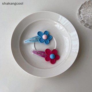 Shakangcool กิ๊บติดผม ลายดอกไม้ สีแคนดี้ สําหรับเด็กผู้หญิง 1 ชิ้น SGL