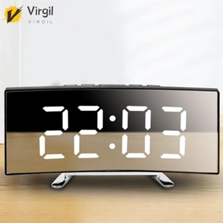 [Virgil.th] นาฬิกาปลุกอิเล็กทรอนิกส์ แบบตั้งโต๊ะ สําหรับห้องนอน