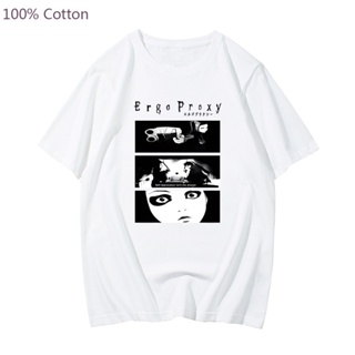 FUNKO เสื้อยืด แบบนิ่ม พิมพ์ลายการ์ตูนอนิเมะ Ergo Proxy Rel Mayer Regular น่ารัก