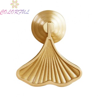 【COLORFUL】Handle Golden Single Hole 5.3x4.5cm Ginkgo Leaf Shaped Home Improvement