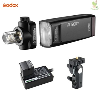 Godox AD200Pro แฟลชไร้สาย TTL แบบพกพา พร้อมหัวแฟลชเปลี่ยนได้ (ความเร็ว/ต่ํา/เปล่า B Came-8.9