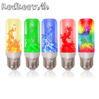 Redkeev™ หลอดไฟ LED เปลวไฟจําลอง E27 E26 สําหรับบรรยากาศ