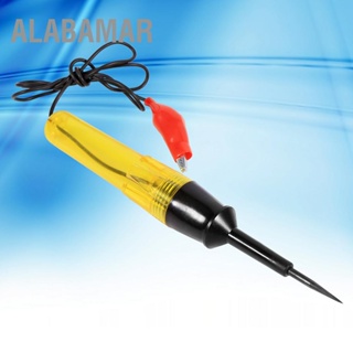  ALABAMAR 6V 12V 24V DC รถ รถบรรทุก เครื่องทดสอบวงจรแรงดันไฟฟ้า รถจักรยานยนต์ เครื่องทดสอบโวลต์ โพรบ ปากกา