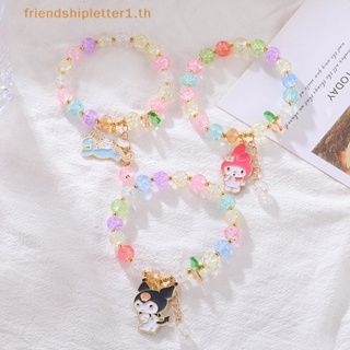 # Beauty Sanrioed สร้อยข้อมือ ลายการ์ตูนอนิเมะ Kuromi Cinnamoroll Mymelody Kawaii เครื่องประดับ สําหรับผู้หญิง