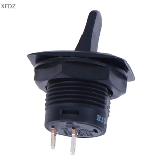 [XFDZ] R13-402a สวิตช์สลับ SPDT 2Pin เปิด-ปิด ทรงกลม สีดํา 2 ตําแหน่ง