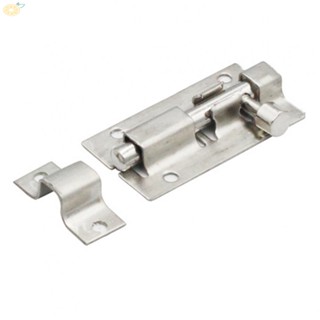 【VARSTR】Door Bolt Drawer Hardware Locking Door Security Showcase Stainless Steel