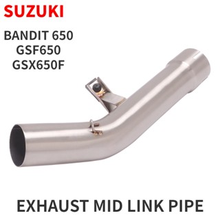 ท่อไอเสียสแตนเลส แบบสวม ขนาด 51 มม. สําหรับรถจักรยานยนต์ SUZUKI GSF650 Bandit GSX650F 2007-2016