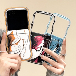 เคสโทรศัพท์มือถือ ซิลิโคนนิ่ม กันกระแทก ลายการ์ตูนอนิเมะน่ารัก สําหรับ Samsung Galaxy Z Flip 5 Z Flip5 Z Flip 5