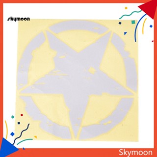 Skym* สติกเกอร์แฟชั่น ลายดาว กันน้ํา สําหรับติดตกแต่งรถยนต์ รถจักรยานยนต์